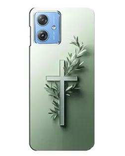 Чохол для Motorola MOTO G54 / G54 Power з картинкою «Оливкова гілка»