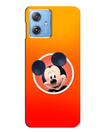 Чехол для Motorola MOTO G54 / G54 Power с картинкой «Mickey в круге»