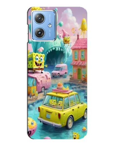 Чехол для Motorola MOTO G54 / G54 Power с картинкой «Монстр-трак приключения»