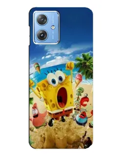 Чехол для Motorola MOTO G54 / G54 Power с картинкой «Развлечения на пляже»