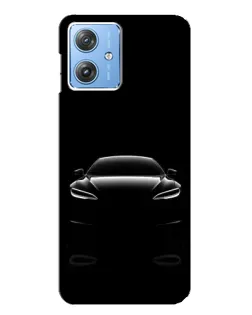 Чехол для Motorola MOTO G54 / G54 Power с картинкой «Силуэт Tesla Night»