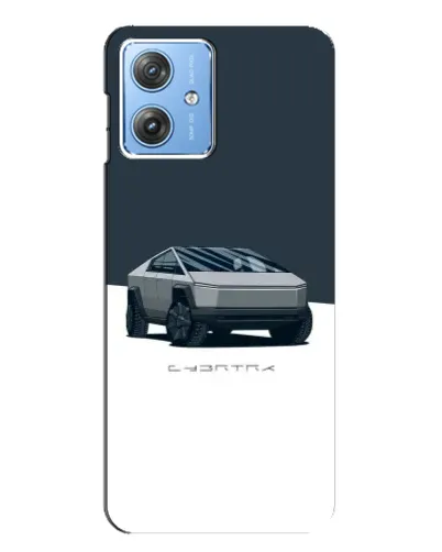 Чехол для Motorola MOTO G54 / G54 Power с картинкой «Серебристый Cybertruck Tesla» Чехол для Motorola MOTO G54 / G54 Power с картинкой «Серебристый Cybertruck Tesla»