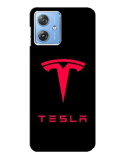 Чехол для Motorola MOTO G54 / G54 Power с картинкой «Tesla Red Logo» Чехол для Motorola MOTO G54 / G54 Power с картинкой «Tesla Red Logo»