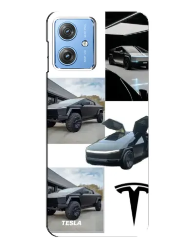Чехол для Motorola MOTO G54 / G54 Power с картинкой «Коллаж Cybertruck Tesla» Чехол для Motorola MOTO G54 / G54 Power с картинкой «Коллаж Cybertruck Tesla»