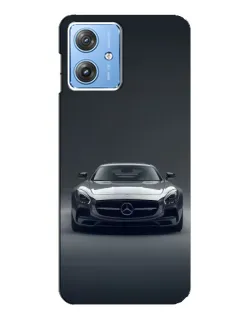 Чехол для Motorola MOTO G54 / G54 Power с картинкой «Mercedes на черном»
