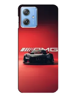 Чехол для Motorola MOTO G54 / G54 Power с картинкой «Mercedes AMG — красная линия»