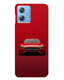 Чехол для Motorola MOTO G54 / G54 Power с картинкой «Красный Mercedes AMG»