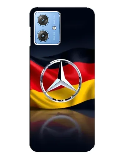Чехол для Motorola MOTO G54 / G54 Power с картинкой «Mercedes — флаг Германии» Чехол для Motorola MOTO G54 / G54 Power с картинкой «Mercedes — флаг Германии»