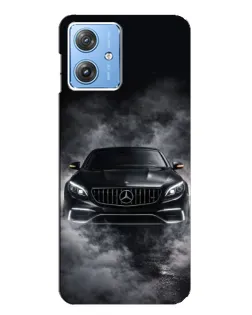 Чехол для Motorola MOTO G54 / G54 Power с картинкой «Mercedes в дыму»