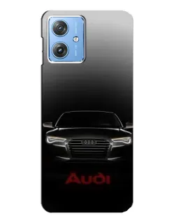 Чехол для Motorola MOTO G54 / G54 Power с картинкой «Audi — градиентный контур»