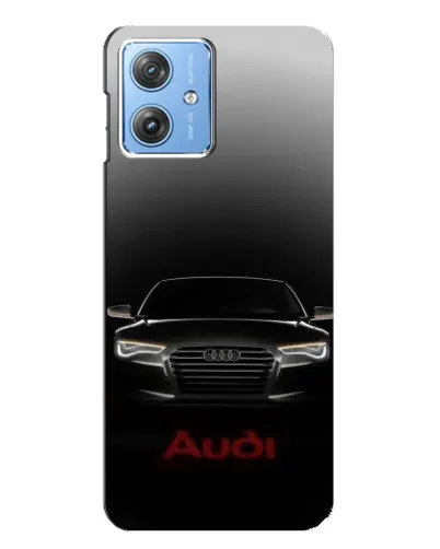 Чехол для Motorola MOTO G54 / G54 Power с картинкой «Audi — градиентный контур»