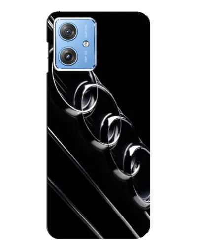 Чехол для Motorola MOTO G54 / G54 Power с картинкой «Audi — абстрактные кольца»