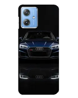 Чехол для Motorola MOTO G54 / G54 Power с картинкой «Audi — ночное отражение»