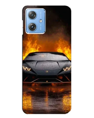 Чехол для Motorola MOTO G54 / G54 Power с картинкой «Lamborghini в огне» Чехол для Motorola MOTO G54 / G54 Power с картинкой «Lamborghini в огне»