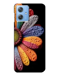 Чехол для Motorola MOTO G54 / G54 Power с картинкой «Радужный цветок» Чехол для Motorola MOTO G54 / G54 Power с картинкой «Радужный цветок»