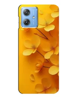 Чехол для Motorola MOTO G54 / G54 Power с картинкой «Золотые лепестки» Чехол для Motorola MOTO G54 / G54 Power с картинкой «Золотые лепестки»
