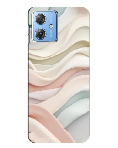 Чехол для Motorola MOTO G54 / G54 Power с картинкой «Пастельные нежные волны»