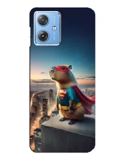Чехол для Motorola MOTO G54 / G54 Power с картинкой «Капи-мен супергерой»