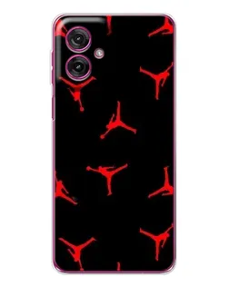 Чехол для Motorola Moto G55 с картинкой «Jordan Red Pattern» Чехол для Motorola Moto G55 с картинкой «Jordan Red Pattern»