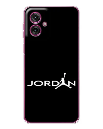 Чехол для Motorola Moto G55 с картинкой «Jordan White Logo» Чехол для Motorola Moto G55 с картинкой «Jordan White Logo»