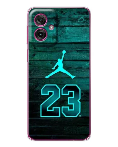 Чехол для Motorola Moto G55 с картинкой «Jordan Cyan 23» Чехол для Motorola Moto G55 с картинкой «Jordan Cyan 23»