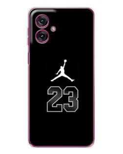 Чехол для Motorola Moto G55 с картинкой «Jordan Flight 23»