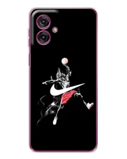 Чехол для Motorola Moto G55 с картинкой «Jordan Jumpman»