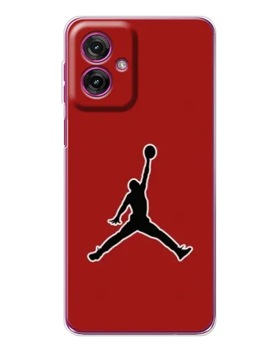 Чехол для Motorola Moto G55 с картинкой «Jordan Red Back» Чехол для Motorola Moto G55 с картинкой «Jordan Red Back»