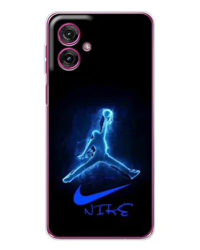 Чехол для Motorola Moto G55 с картинкой «Jordan Neon Blue» Чехол для Motorola Moto G55 с картинкой «Jordan Neon Blue»