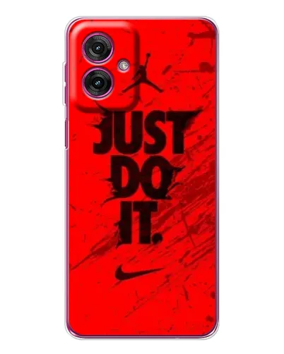 Чехол для Motorola Moto G55 с картинкой «Nike Just Do It» Чехол для Motorola Moto G55 с картинкой «Nike Just Do It»