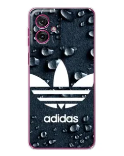Чехол для Motorola Moto G55 с картинкой «Adidas Trefoil Blue» Чехол для Motorola Moto G55 с картинкой «Adidas Trefoil Blue»