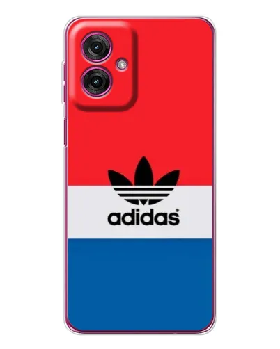 Чехол для Motorola Moto G55 с картинкой «Ретро блоки Adidas» Чехол для Motorola Moto G55 с картинкой «Ретро блоки Adidas»