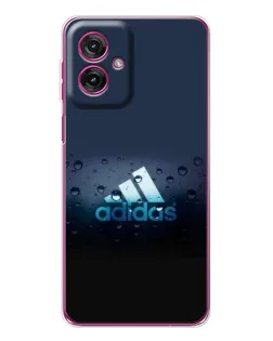 Чехол для Motorola Moto G55 с картинкой «Adidas Water Drops»