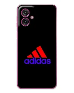 Чехол для Motorola Moto G55 с картинкой «Классический Adidas»