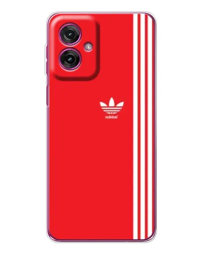 Чехол для Motorola Moto G55 с картинкой «Красный минимализм Adidas» Чехол для Motorola Moto G55 с картинкой «Красный минимализм Adidas»
