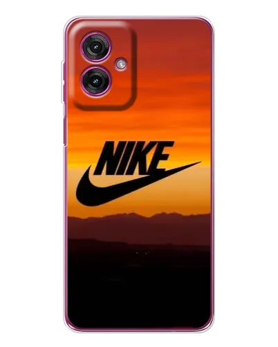 Чехол для Motorola Moto G55 с картинкой «Nike — вечерний горизонт»