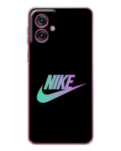 Чехол для Motorola Moto G55 с картинкой «Nike — городская ночь»