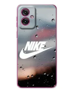 Чохол для Motorola Moto G55 з картинкою «Nike у стилі ретро»