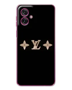 Чехол для Motorola Moto G55 с картинкой «Louis Vuitton — минимализм»