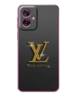 Чехол для Motorola Moto G55 с картинкой «Градиент Louis Vuitton»