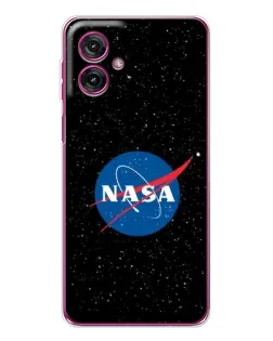 Чехол для Motorola Moto G55 с картинкой «NASA — звездное небо»