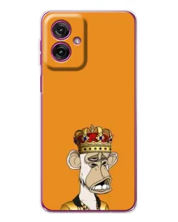 Чехол для Motorola Moto G55 с картинкой «Золотая обезьяна Bored Ape» Чехол для Motorola Moto G55 с картинкой «Золотая обезьяна Bored Ape»