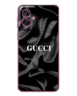 Чехол для Motorola Moto G55 с картинкой «Gucci — шелковые волны» Чехол для Motorola Moto G55 с картинкой «Gucci — шелковые волны»