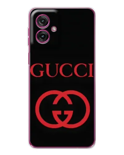 Чехол для Motorola Moto G55 с картинкой «Gucci — красный логотип» Чехол для Motorola Moto G55 с картинкой «Gucci — красный логотип»