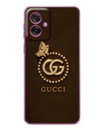 Чехол для Motorola Moto G55 с картинкой «Gucci — золотая бабочка» Чехол для Motorola Moto G55 с картинкой «Gucci — золотая бабочка»