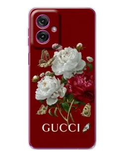 Чехол для Motorola Moto G55 с картинкой «Gucci —  сад»