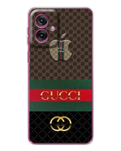 Чехол для Motorola Moto G55 с картинкой «Gucci — брендированный десерт» Чехол для Motorola Moto G55 с картинкой «Gucci — брендированный десерт»