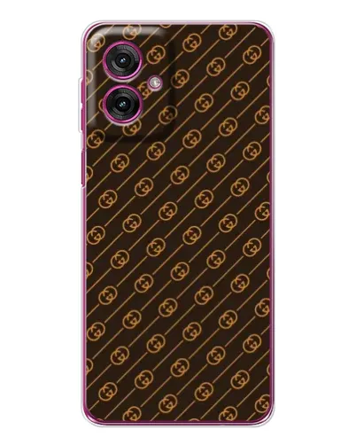 Чехол для Motorola Moto G55 с картинкой «Gucci — золотые диагонали» Чехол для Motorola Moto G55 с картинкой «Gucci — золотые диагонали»