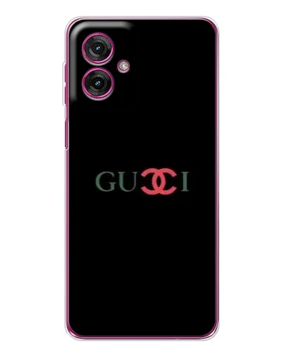 Чехол для Motorola Moto G55 с картинкой «Gucci — красный градиент» Чехол для Motorola Moto G55 с картинкой «Gucci — красный градиент»