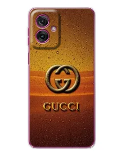 Чехол для Motorola Moto G55 с картинкой «Gucci — солнечный градиент»